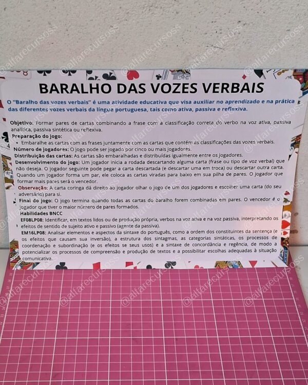 Baralho - Vozes verbais - Image 3