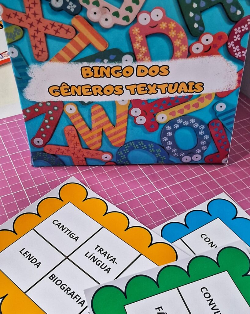 Bingo dos Gêneros textuais 1º ao 5º ano – Alfa Recursoss