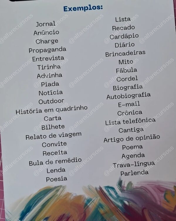 Trilha dos Gêneros textuais 1º ao 5º ano - Image 4