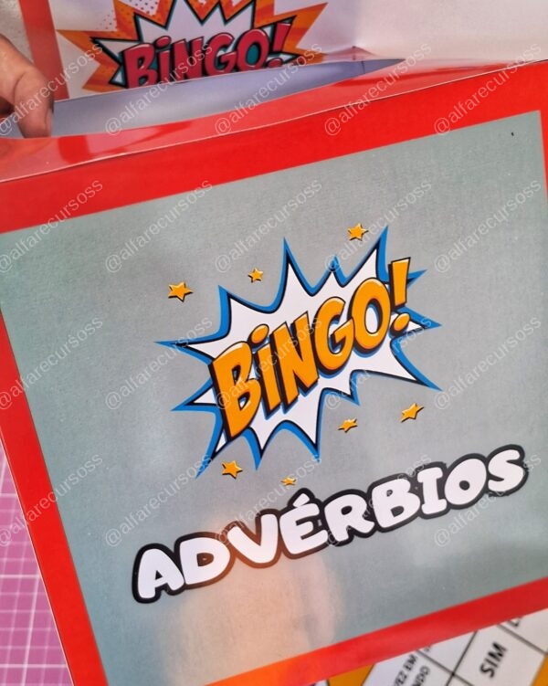 Bingo dos advérbios