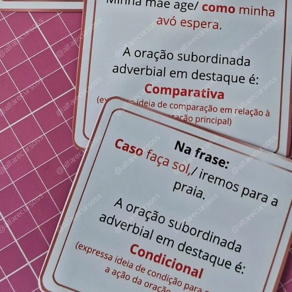 Passa ou repassa - Oração subordinada adverbial - Image 4