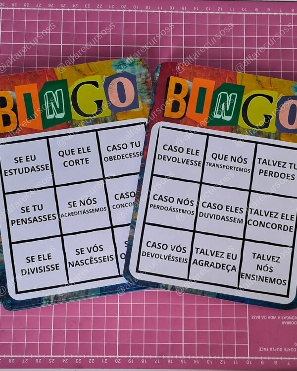 Bingo dos verbos no modo subjuntivo - Image 3