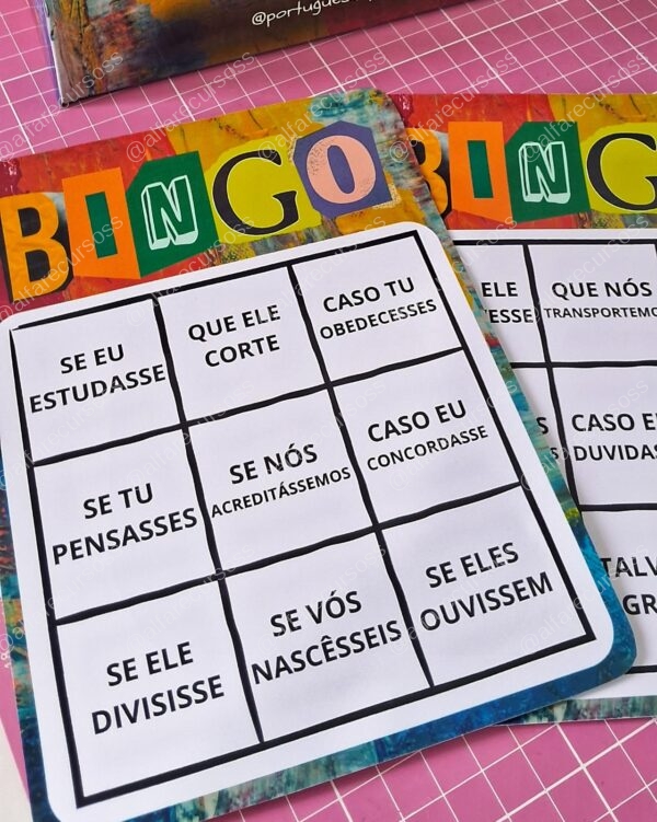 Bingo dos verbos no modo subjuntivo - Image 2