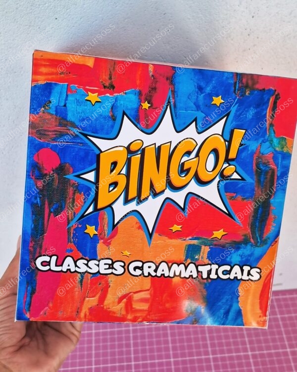 Bingo das classes gramaticais