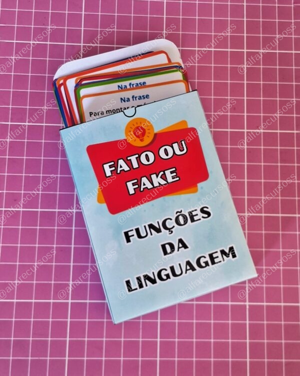 Fato ou fake - Funções da linguagem