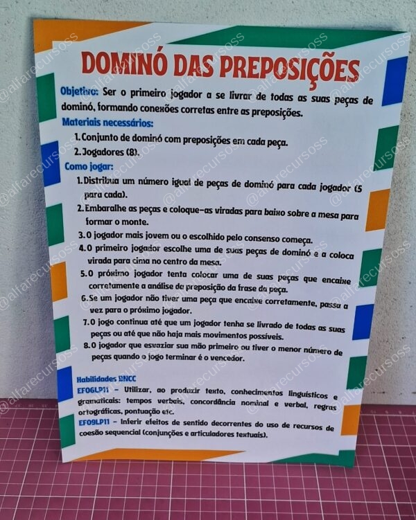 Dominó das preposições - Image 2