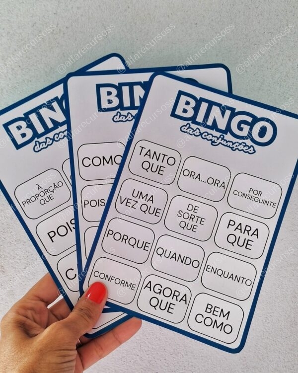 Bingo das conjunções - Image 2