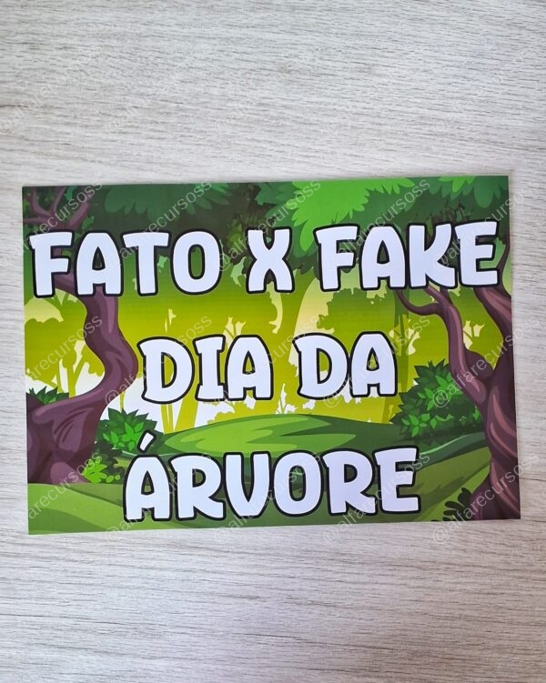 Fato X Fake - Dia da árvore