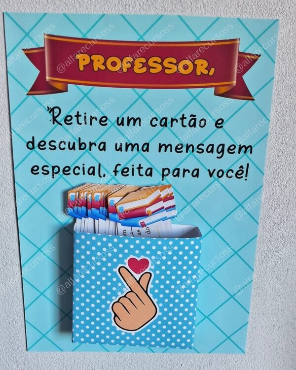 Painel Dia dos professores e caixinha de mensagens - Image 4