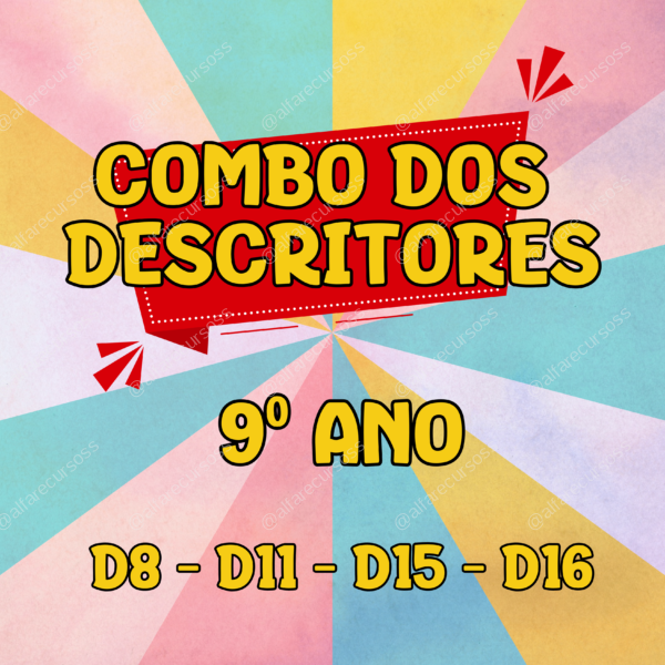 Combo Descritores 9º ano