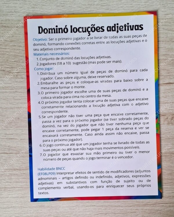 Dominó - Locuções adjetivas - Image 2