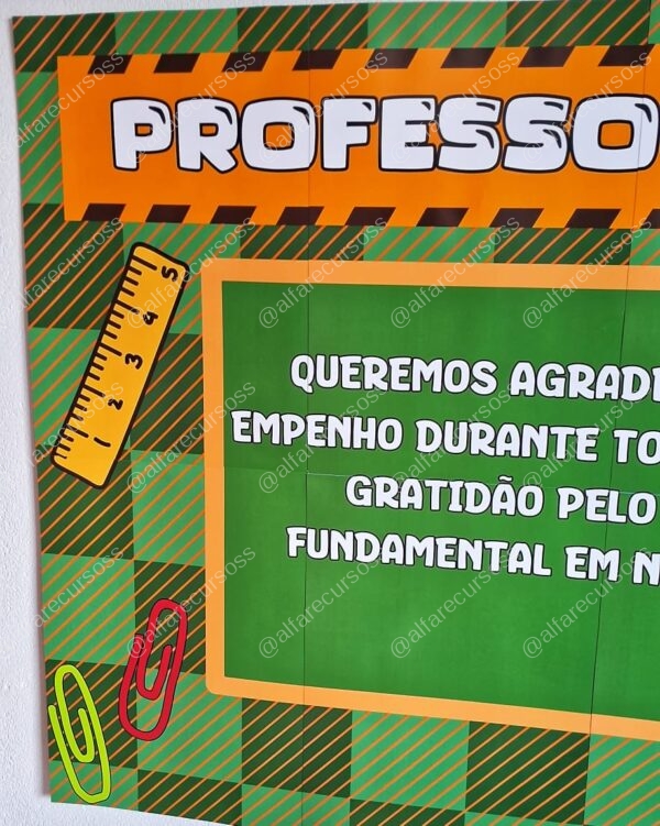 Painel de agradecimento aos professores pelo ano letivo - Image 7