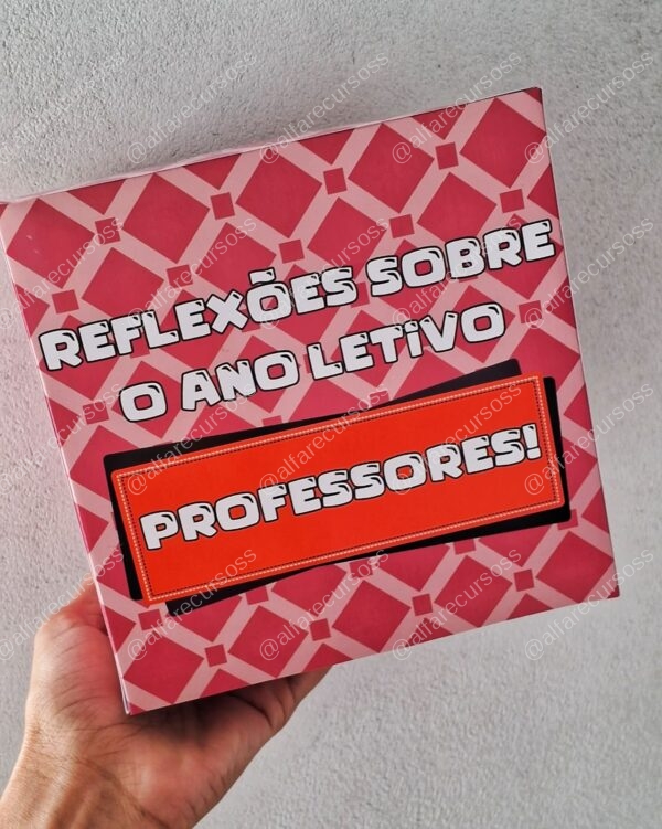 Reflexões do ano letivo para professores