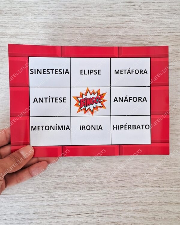 Bingo Figuras de linguagem - Image 3