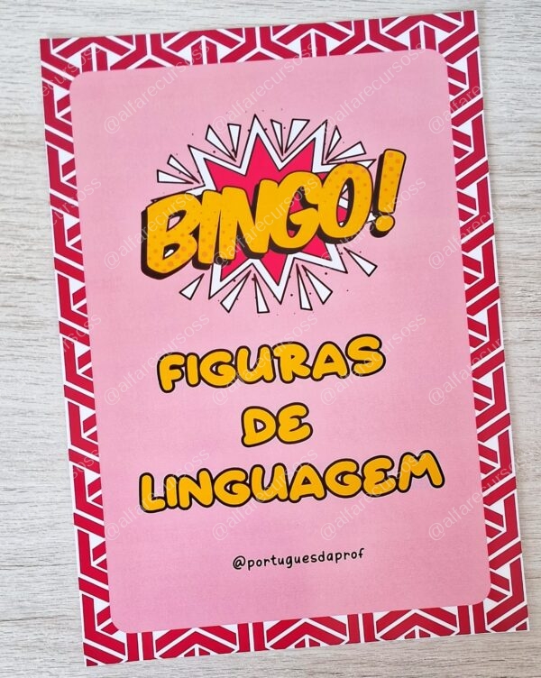 Bingo Figuras de linguagem - Image 5