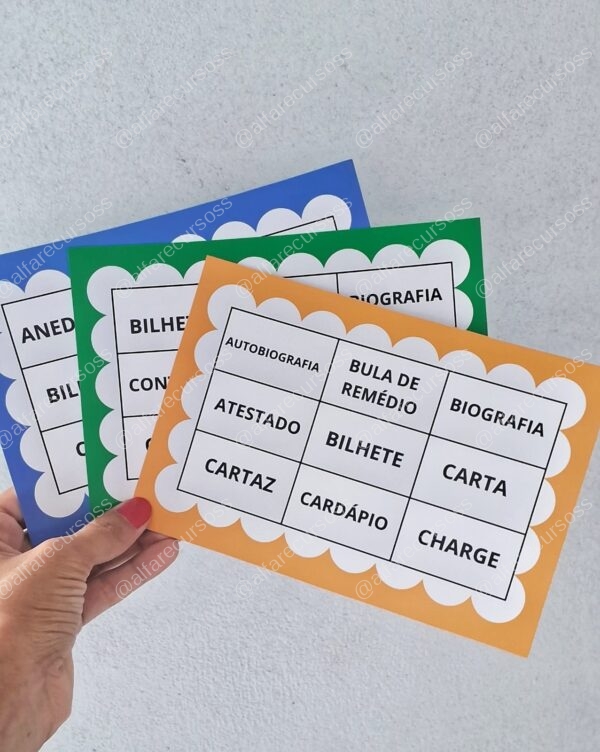 Bingo dos Gêneros textuais 6º ao 9º ano e Ensino Médio - Image 4