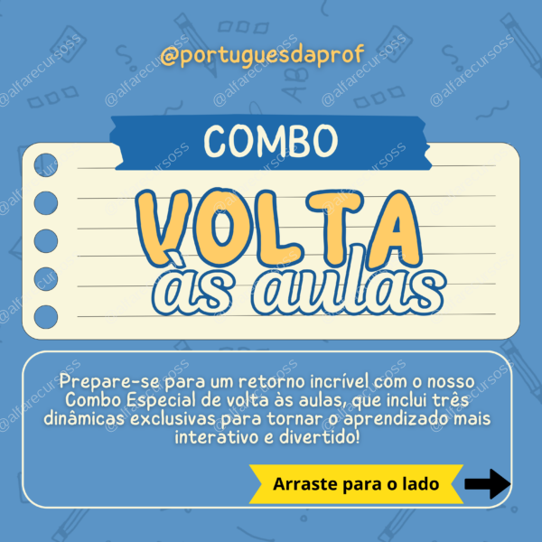 Combo - Dinâmicas de volta às aulas