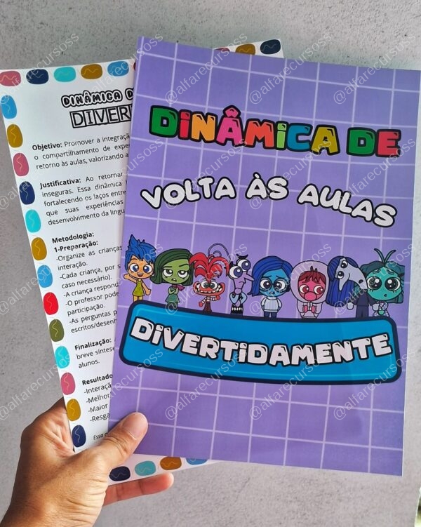 Dinâmica de Volta às aulas Divertidamente - Image 3