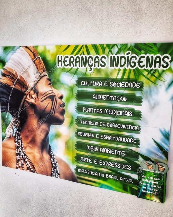 Painel Heranças Indígenas