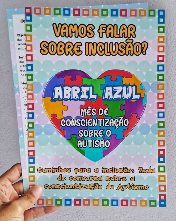 Caminhos para a inclusão: Roda de conversa sobre a conscientização do Autismo