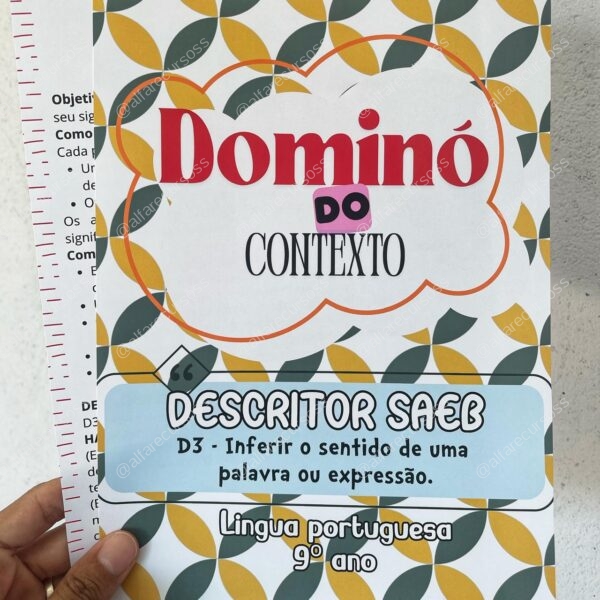 Dominó do contexto 9º ano