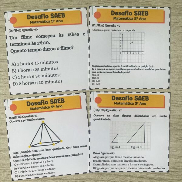 Desafio SAEB Matemática - 5º Ano - Imagem 4