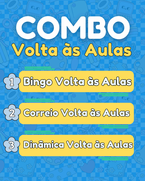 Combo Volta às Aulas