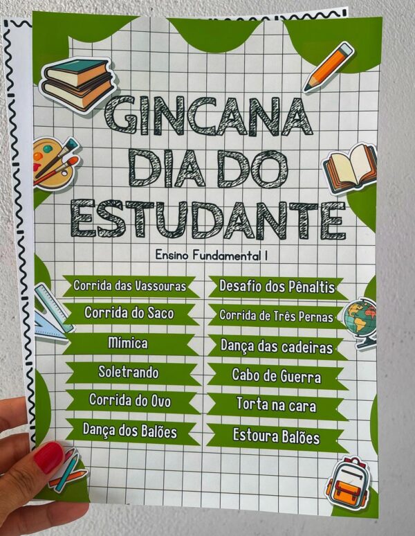 Gincana Dia do Estudante - Fundamental 1