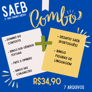 Combo SAEB 3º Ano Ensino Médio