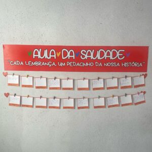 Aula da Saudade - Cada lembrança, um pedacinho da nossa história