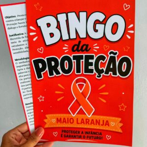 Bingo da Proteção - Maio Laranja