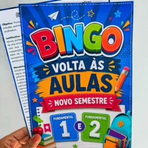 Bingo Volta às Aulas Novo Semestre