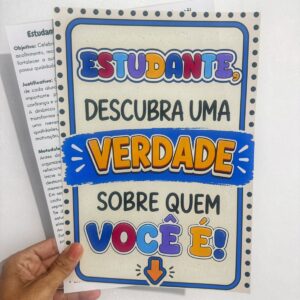 Estudante, Descubra uma verdade sobre quem você é...