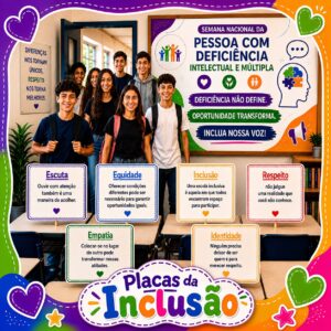Placas da Inclusão