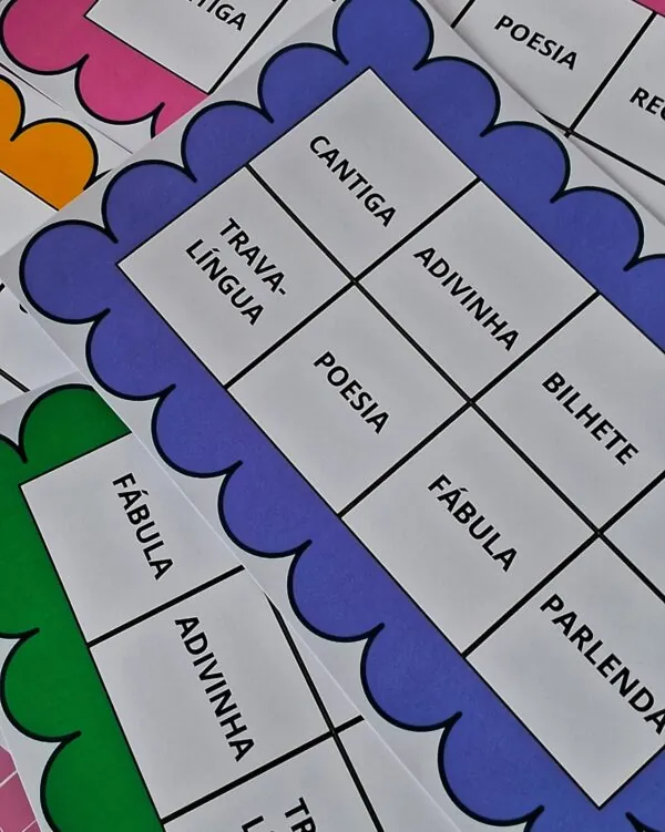 Bingo dos Gêneros textuais 1º ao 5º ano - Imagem 4