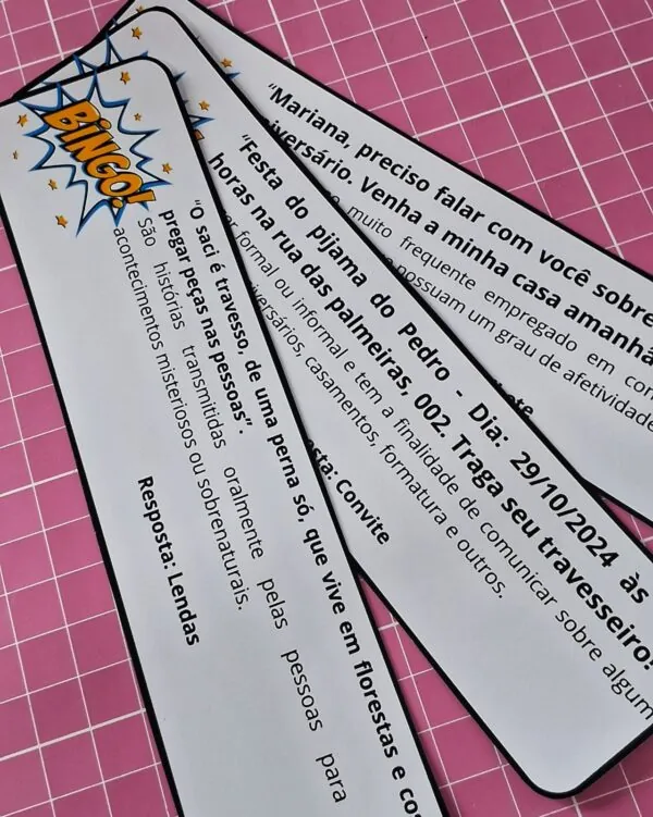 Bingo dos Gêneros textuais 1º ao 5º ano - Imagem 6