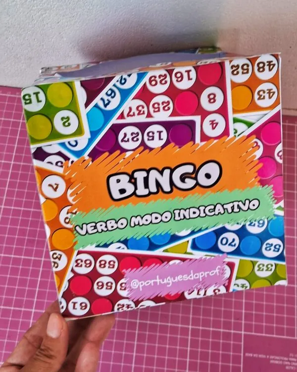 Bingo dos verbos no modo indicativo - Imagem 4