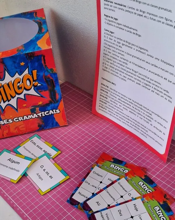 Bingo das classes gramaticais - Imagem 2