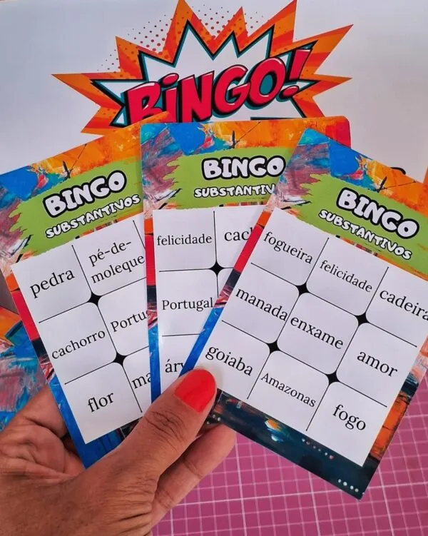 Bingo dos substantivos - Imagem 2