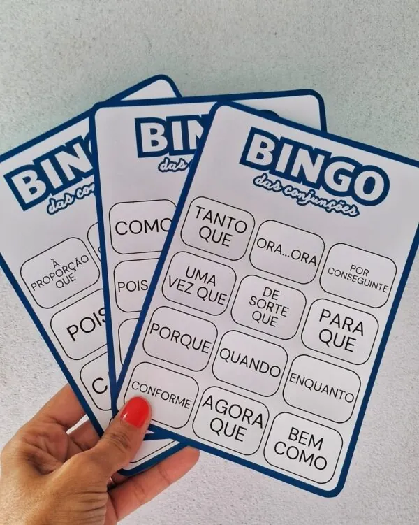 Bingo das conjunções - Imagem 2