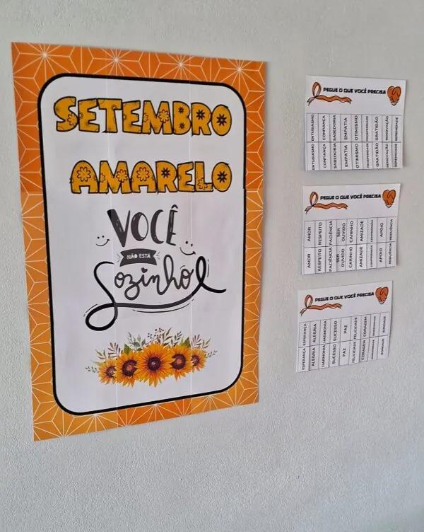 Dinâmica Setembro Amarelo - Círculo de apoio e reflexão - Imagem 4