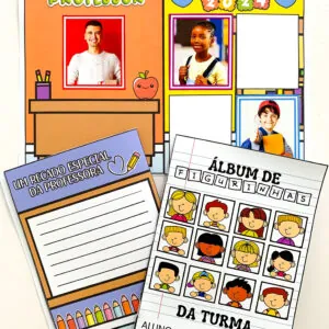 Álbum de figurinhas da turma