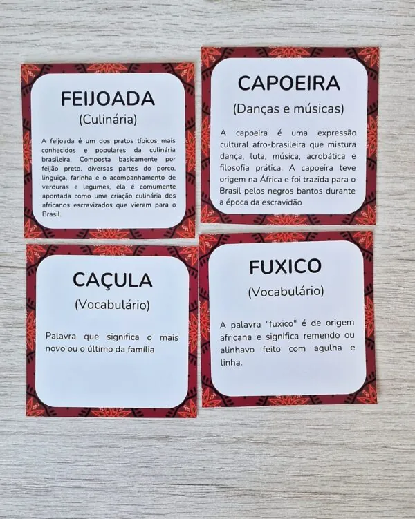 Bingo Heranças africanas - Imagem 6