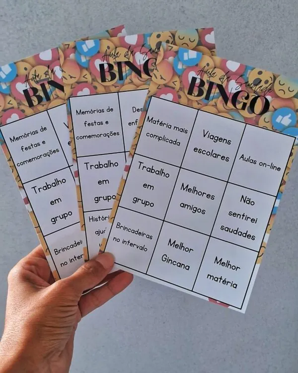 Bingo aula da saudade - Imagem 4