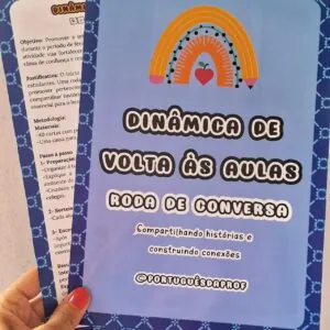 Dinâmica de volta às aulas - Roda de conversa