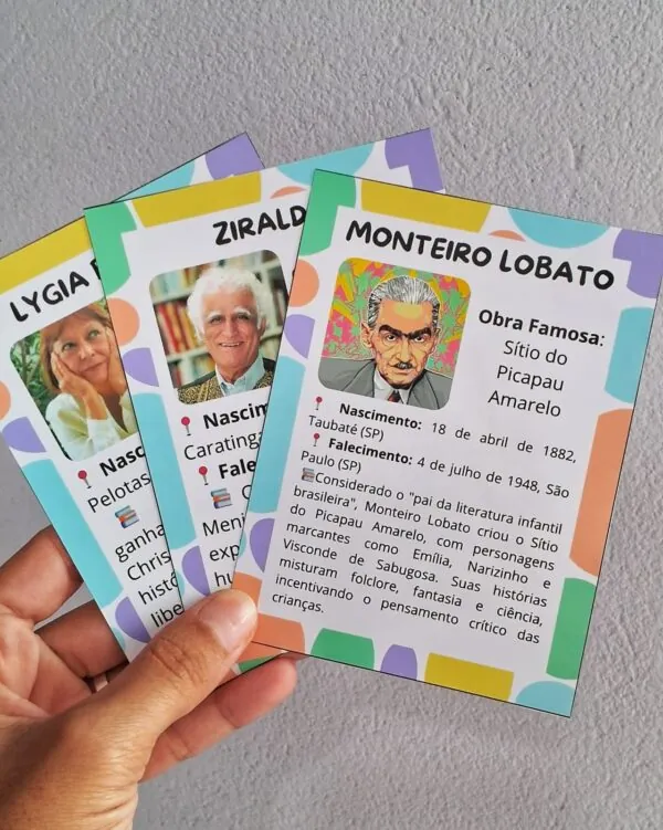Bingo  Autores da Literatura Infantil Brasileira - Imagem 6