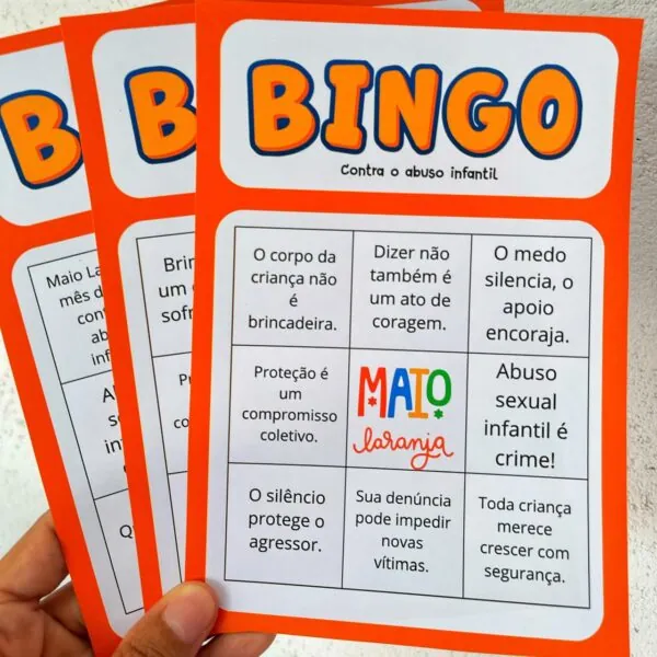 Bingo Maio Laranja - Imagem 2