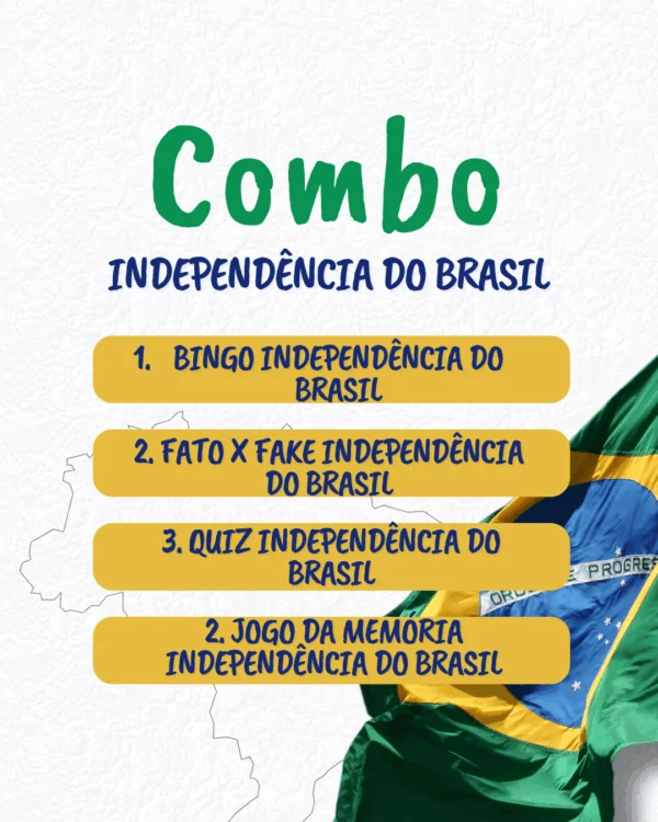 Combo Independência do Brasil