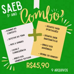 Combo SAEB 5º ano