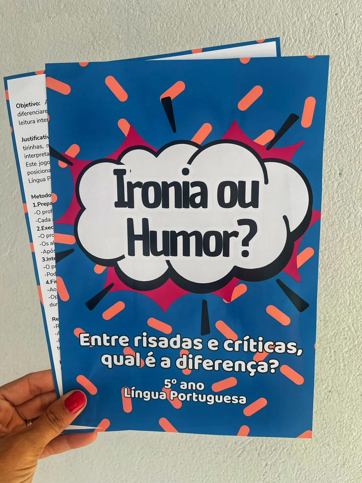 Ironia ou Humor? 5º ano - Língua portuguesa